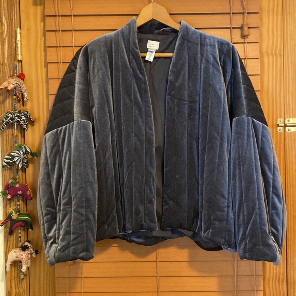 Velvet Cropped Jacket